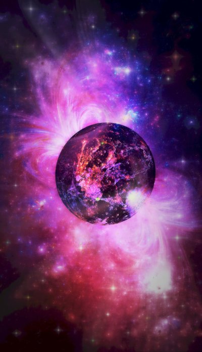 Фиолетовый космос