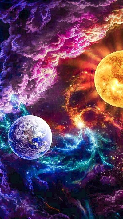 Красивые планеты в космосе