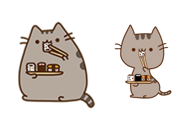 Пушин с едой