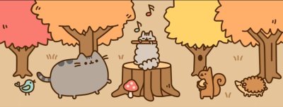 Кот Пушин осенний