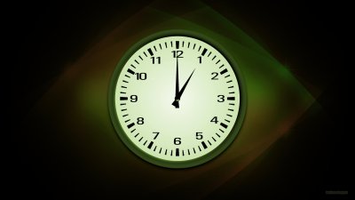 Стрелочные часы на рабочий стол