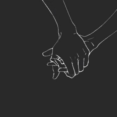 Силуэт на черном фоне