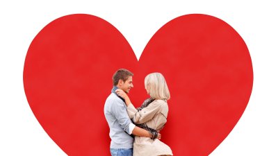 Влюбленные сердечки