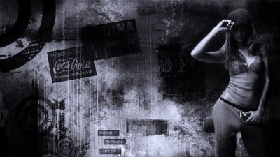 Креативные обои на рабочий стол девушки