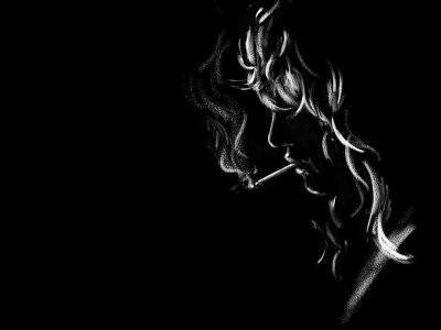 Рисунки на черном фоне