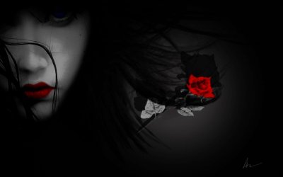 Черно красные девушки