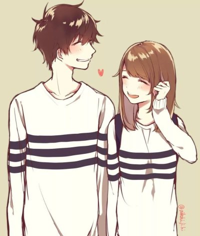 Милая аниме пара