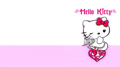 Обои на рабочий стол Китти