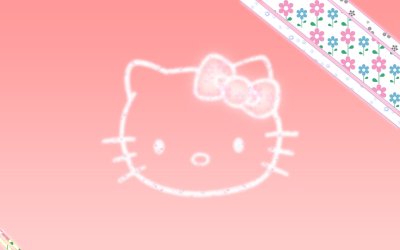 Розовые обои Эстетика Хелло Китти