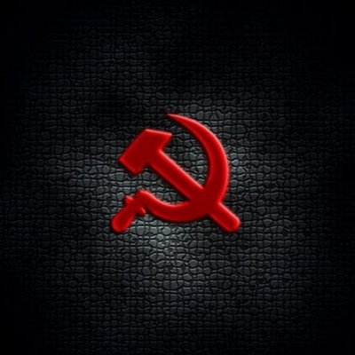 СССР на черном фоне