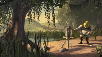 Шрек 2001 болото Шрека