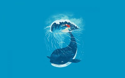 Обои на телефон кит