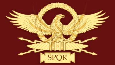 Флаг римской империи SPQR
