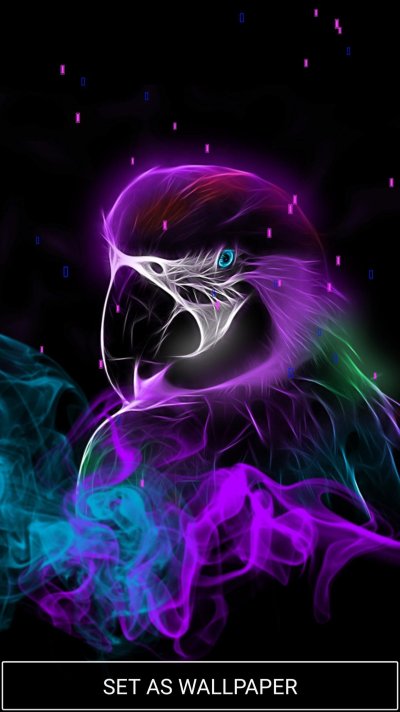 Неоновые обои вертикальные