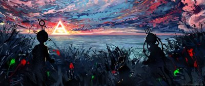 Арты для двух мониторов