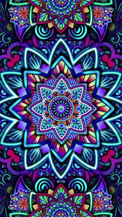 Мандала фрактал Меркурий