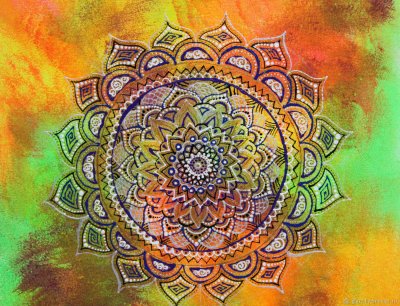 Мандала репейник