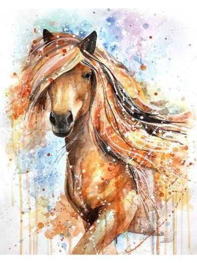 Акварельные лошади Елены Швед