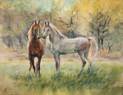 Лошади в живописи