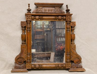 Старинное зеркало псише Ампир