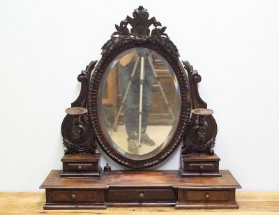 Зеркало псише антикварное