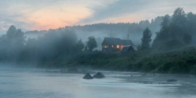 Деревни на реке Оять