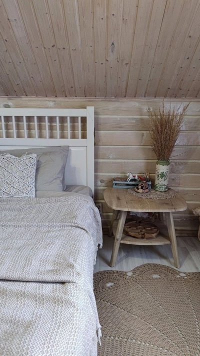 Спальня с вагонкой