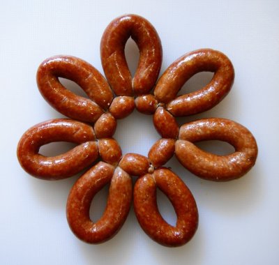 Колбаса необычной формы