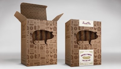 Крафтовая упаковка для колбасы