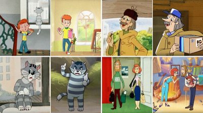 Новое Простоквашино Матроскин и дядя Федор