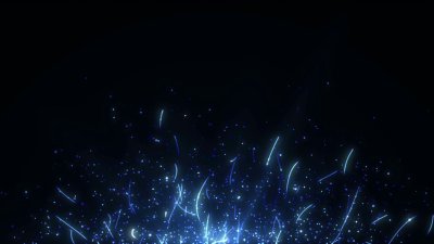 Частицы на черном фоне