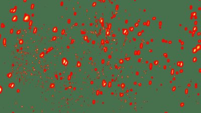 Искры на белом фоне