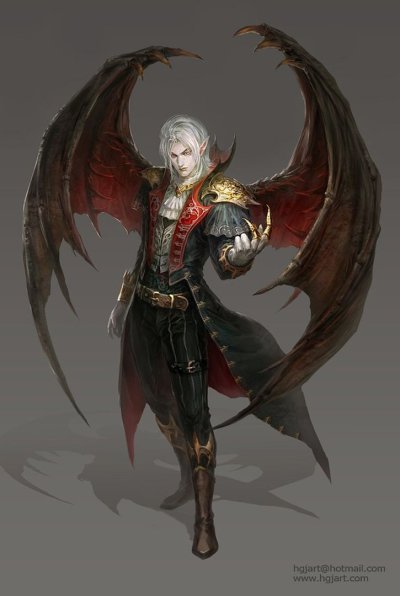 Лорд вампир арт ДНД