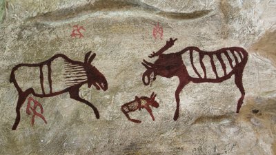 Наскальная живопись первобытных людей в России