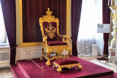 Трон в Гатчинском Дворце