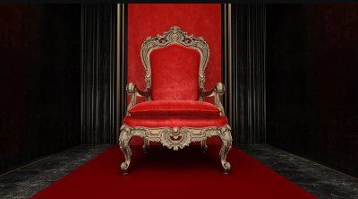 Трон королевск кресло Королевский зеленый