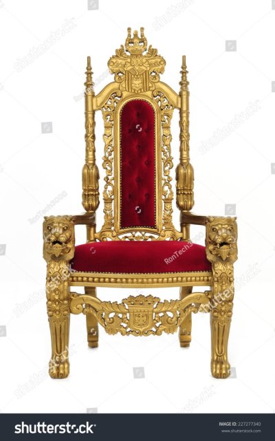 Средневековый Королевский трон