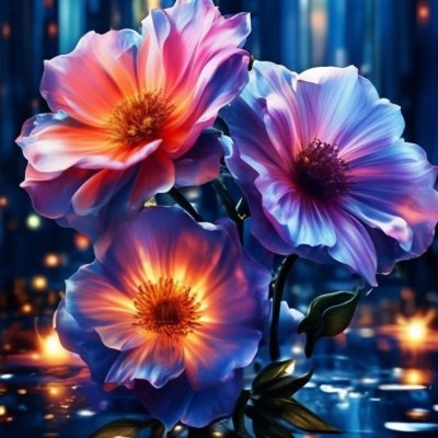 Цветы искры