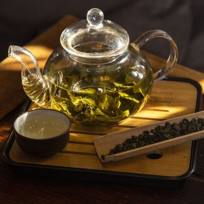 Зелёный чай молочный улун