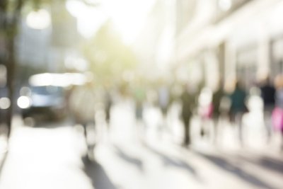 Размытый городской пейзаж