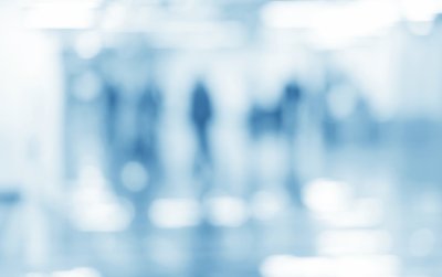 Голубой размытый фон