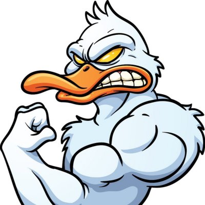 Накаченный Дональд дак