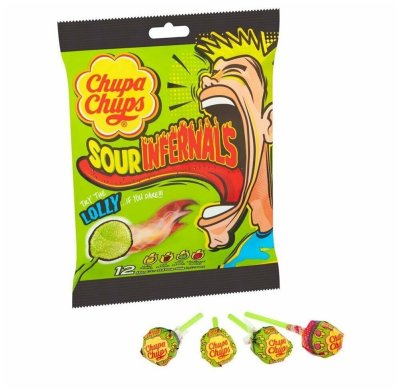 Chupa chups кислые конфеты