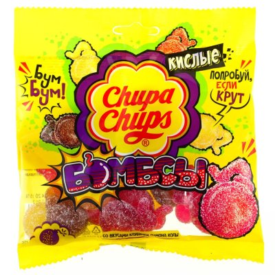 Chupa chups кислые конфеты