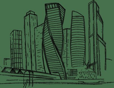 Небоскреб для срисовки