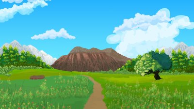 Мультяшные пейзажи