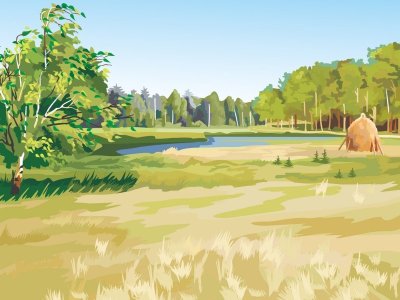 Мультяшные пейзажи