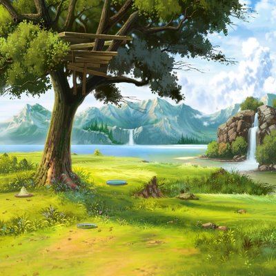 Природа из мультиков