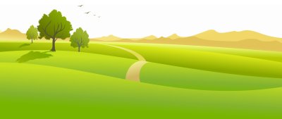 Векторный пейзаж детский