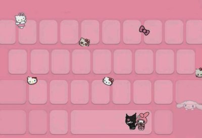 Клавиатура с Хеллоу Китти на телефон